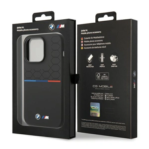 Kup Etui BMW BMHCP15L22SMPK Apple iPhone 15 Pro Silicone Pattern czarny/black - BMW546 - {ean13} - Sklep Home Screen