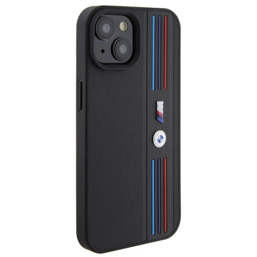 Kup BMW Apple Carcasă BMHCP15S22PPMK iPhone 15 Tricolor M Collection negru/negru - BMW550 - {ean13} - Sklep Home Screen