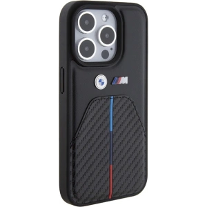 Buy BMW BMHCP15X22NSTB Apple iPhone 15 Pro Max Stamped Tricolor Stripe black - BMW552 - {ean13} - Home Screen Store Europe