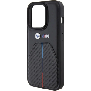 Buy BMW BMHCP15X22NSTB Apple iPhone 15 Pro Max Stamped Tricolor Stripe black - BMW552 - {ean13} - Home Screen Store Europe