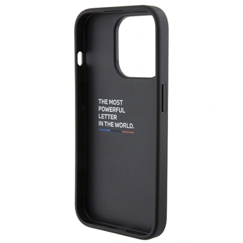 Buy BMW BMHCP15X22NSTB Apple iPhone 15 Pro Max Stamped Tricolor Stripe black - BMW552 - {ean13} - Home Screen Store Europe