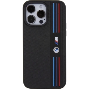 Buy BMW BMHCP15X22PPMK Apple iPhone 15 Pro Max Tricolor M Collection black - BMW555 - {ean13} - Home Screen Store Europe