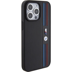 Buy BMW BMHCP15X22PPMK Apple iPhone 15 Pro Max Tricolor M Collection black - BMW555 - {ean13} - Home Screen Store Europe