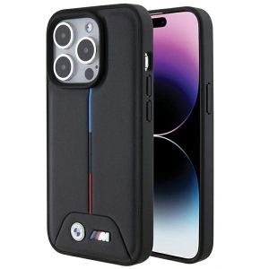 Buy BMW BMHCP15X22PVTK Apple iPhone 15 Pro Max hardcase Quilted Tricolor black - BMW556 - {ean13} - Home Screen Store Europe