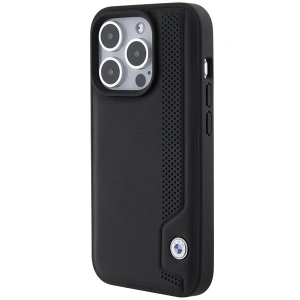 Kup Etui BMW BMHCP15X22RBDK Apple iPhone 15 Pro Max hardcase Leather Blue Dots černý/black - BMW557 - {ean13} - Sklep Home Screen