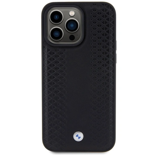 Kup Case BMW BMHCP15X22RFGK Apple iPhone 15 Pro Max Leder Diamantmuster schwarz/black - BMW559 - {ean13} - Sklep Home Screen