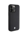 Kup Case BMW BMHCP15X22RFGK Apple iPhone 15 Pro Max Leder Diamantmuster schwarz/black - BMW559 - {ean13} - Sklep Home Screen
