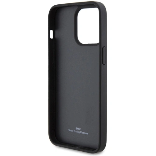 Kup Case BMW BMHCP15X22RFGK Apple iPhone 15 Pro Max Leder Diamantmuster schwarz/black - BMW559 - {ean13} - Sklep Home Screen