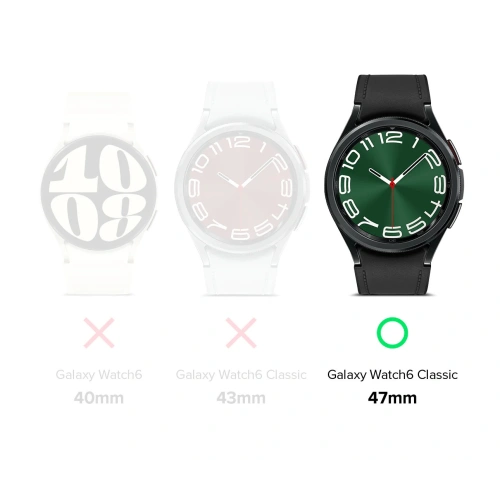 Kup Ringke Samsung Overlay Bezel Styling 47-80 Galaxy Watch 6 Classic 47mm Stainless Silver - RGK1906 - {ean13} - Sklep Home Screen