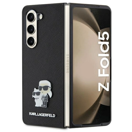 Kup Etui Karl Lagerfeld KLHCZFD5SAKCNPK Samsung Galaxy Z Fold5 hardcase Saffiano Karl&Choupette Pin černý/black - KLD1776 - {ean13} - Sklep Home Screen
