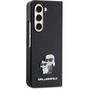 Kup Etui Karl Lagerfeld KLHCZFD5SAKCNPK Samsung Galaxy Z Fold5 kemény tok Saffiano Karl&Choupette Pin fekete/black - KLD1776 - {ean13} - Sklep Home Screen