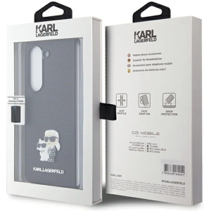 Kup Etui Karl Lagerfeld KLHCZFD5SAKCNPK Samsung Galaxy Z Fold5 kemény tok Saffiano Karl&Choupette Pin fekete/black - KLD1776 - {ean13} - Sklep Home Screen
