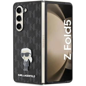 Kup Case Karl Lagerfeld KLHCZFD5SAPKINPK Samsung Galaxy Z Fold5 Hardcase Saffiano Monogram Ikonik Pin schwarz/black - KLD1777 - {ean13} - Sklep Home Screen