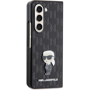 Kup Etui Karl Lagerfeld KLHCZFD5SAPKINPK Samsung Galaxy Z Fold5 kemény tok Saffiano Monogram Ikonik Pin fekete/black - KLD1777 - {ean13} - Sklep Home Screen