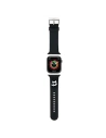 Karl Lagerfeld KLAWLSLCNK Apple Watch 4/5/6/7/SE/8/9/Ultra 44/45/49mm Band 3D Gummi Choupette Kopf schwarz/black