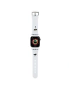 Kup Pásek Karl Lagerfeld KLAWLSLKCNH Apple Watch 4/5/6/7/SE/8/9/Ultra 44/45/49mm pásek 3D guma hlavy Karl&Choupette bílý/white - KLD1780 - {ean13} - Sklep Home Screen
