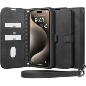 Buy Spigen Wallet S Pro Apple iPhone 15 Pro Max Black - SPN3194 - {ean13} - Home Screen Store Europe