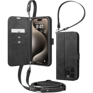 Buy Spigen Wallet S Pro Apple iPhone 15 Pro Max Black - SPN3194 - {ean13} - Home Screen Store Europe