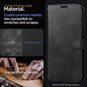 Buy Spigen Wallet S Pro Apple iPhone 15 Pro Max Black - SPN3194 - {ean13} - Home Screen Store Europe
