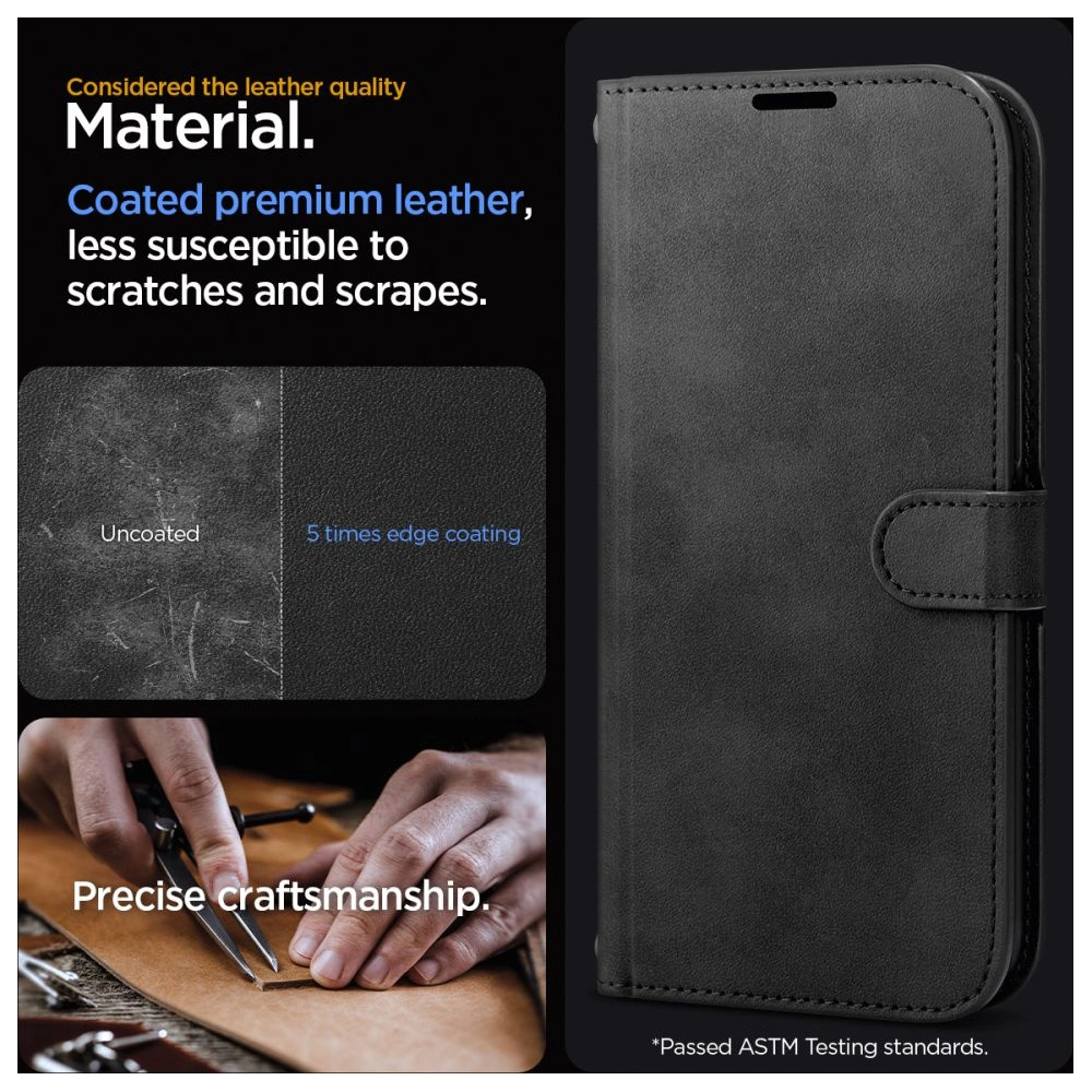 Etui Spigen Wallet S Pro Apple iPhone 15 Pro Max Black