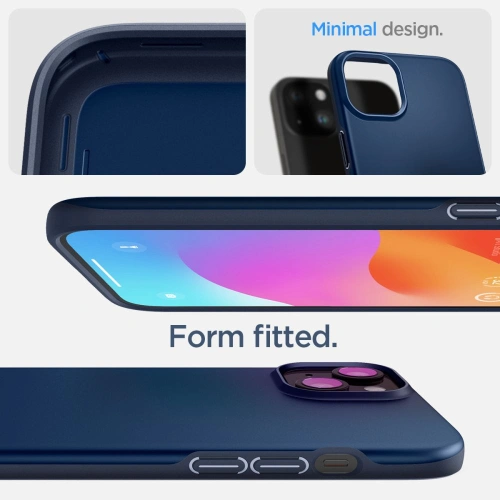 Kup Etui Spigen Thin Fit Apple iPhone 15 námořnická modrá - SPN3195 - {ean13} - Sklep Home Screen