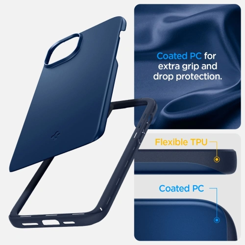 Kup Etui Spigen Thin Fit Apple iPhone 15 námořnická modrá - SPN3195 - {ean13} - Sklep Home Screen