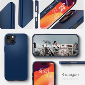 Etui Spigen Thin Fit Apple iPhone 15 Navy Blue