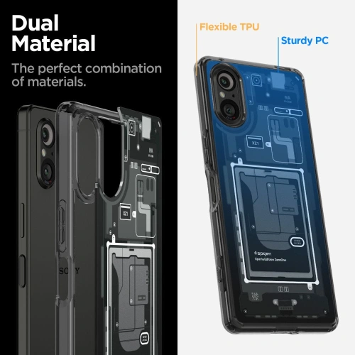 Kup Etui Spigen Ultra Hybrid Sony Xperia 5 V Zero One - SPN3196 - {ean13} - Sklep Home Screen