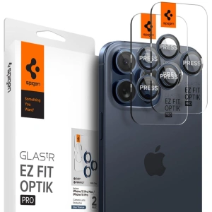 Kup Tvrzené sklo na aparát Spigen Optik.tr ez Fit Camera Protector Apple iPhone 14 Pro/Pro Max/15 Pro/Pro Max Blue Titanium [2 PACK] - SPN3197 - {ean13} - Sklep Home Screen