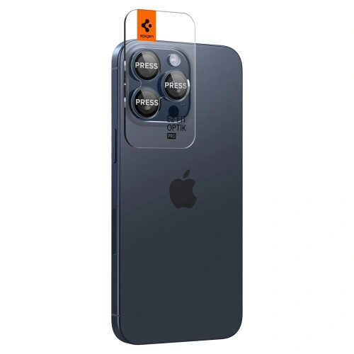 Kup Szkło hartowane na aparat Spigen Optik.tr ez Fit Camera Protector Apple iPhone 14 Pro/Pro Max/15 Pro/Pro Max Blue Titanium [2 PACK] - SPN3197 - {ean13} - Sklep Home Screen