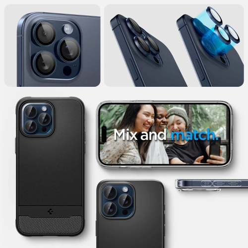 Kup Szkło hartowane na aparat Spigen Optik.tr ez Fit Camera Protector Apple iPhone 14 Pro/Pro Max/15 Pro/Pro Max Blue Titanium [2 PACK] - SPN3197 - {ean13} - Sklep Home Screen