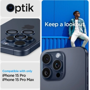 Kup Tvrzené sklo na aparát Spigen Optik.tr ez Fit Camera Protector Apple iPhone 14 Pro/Pro Max/15 Pro/Pro Max Blue Titanium [2 PACK] - SPN3197 - {ean13} - Sklep Home Screen