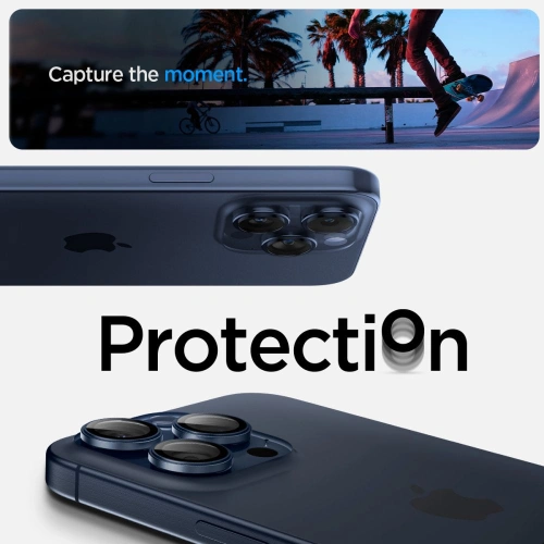 Kup Szkło hartowane na aparat Spigen Optik.tr ez Fit Camera Protector Apple iPhone 14 Pro/Pro Max/15 Pro/Pro Max Blue Titanium [2 PACK] - SPN3197 - {ean13} - Sklep Home Screen