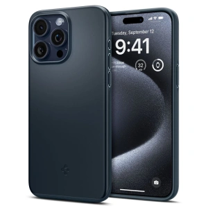 Etui Spigen Thin Fit Apple iPhone 15 Pro Metal Slate