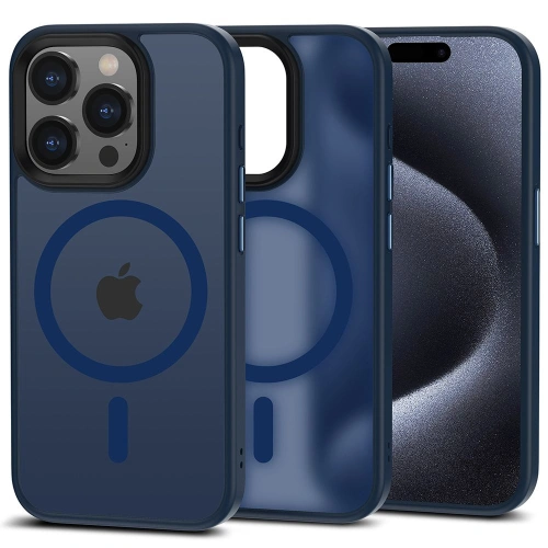 Kup Case Tech-Protect MagMat MagSafe Apple iPhone 15 Pro Matt Navy - THP2424 - {ean13} - Sklep Home Screen