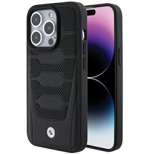 Kup BMW Apple Carcasă BMHCP15X22RPSK iPhone 15 Pro Max Model scaune din piele negru/negru - BMW560 - {ean13} - Sklep Home Screen