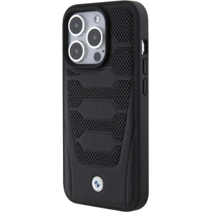 Kup Etui BMW BMHCP15X22RPSK Apple iPhone 15 Pro Max Bőrkárpit Minta fekete/black - BMW560 - {ean13} - Sklep Home Screen