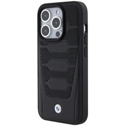 Kup Case BMW BMHCP15X22RPSK Apple iPhone 15 Pro Max Lederbezug Muster schwarz/black - BMW560 - {ean13} - Sklep Home Screen