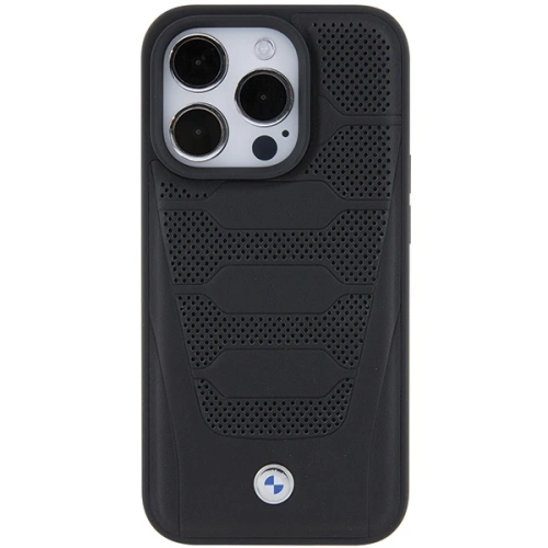 Kup Etui BMW BMHCP15X22RPSK Apple iPhone 15 Pro Max kožené vzory černá/black - BMW560 - {ean13} - Sklep Home Screen