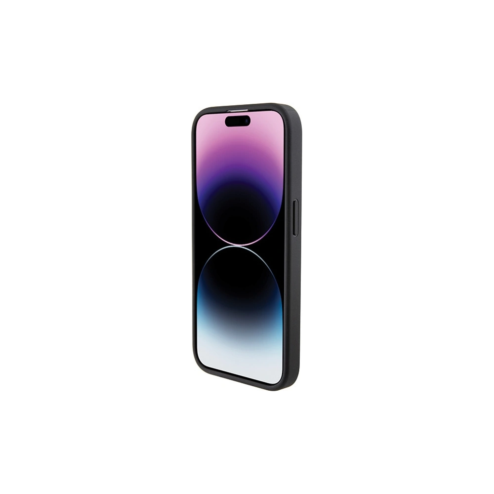 Etui BMW BMHCP15X22RPSK Apple iPhone 15 Pro Max Leather Seats Pattern czarny/black