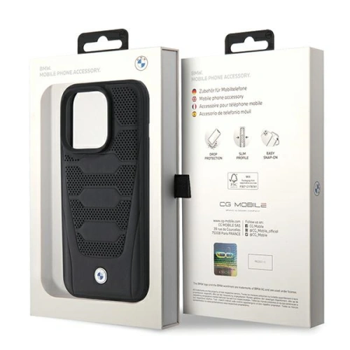 Kup BMW Apple Carcasă BMHCP15X22RPSK iPhone 15 Pro Max Model scaune din piele negru/negru - BMW560 - {ean13} - Sklep Home Screen