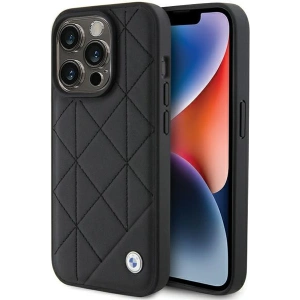 Kup Case BMW BMHCP15X22RQDK Apple iPhone 15 Pro Max Leder gepolstert schwarz/black - BMW561 - {ean13} - Sklep Home Screen