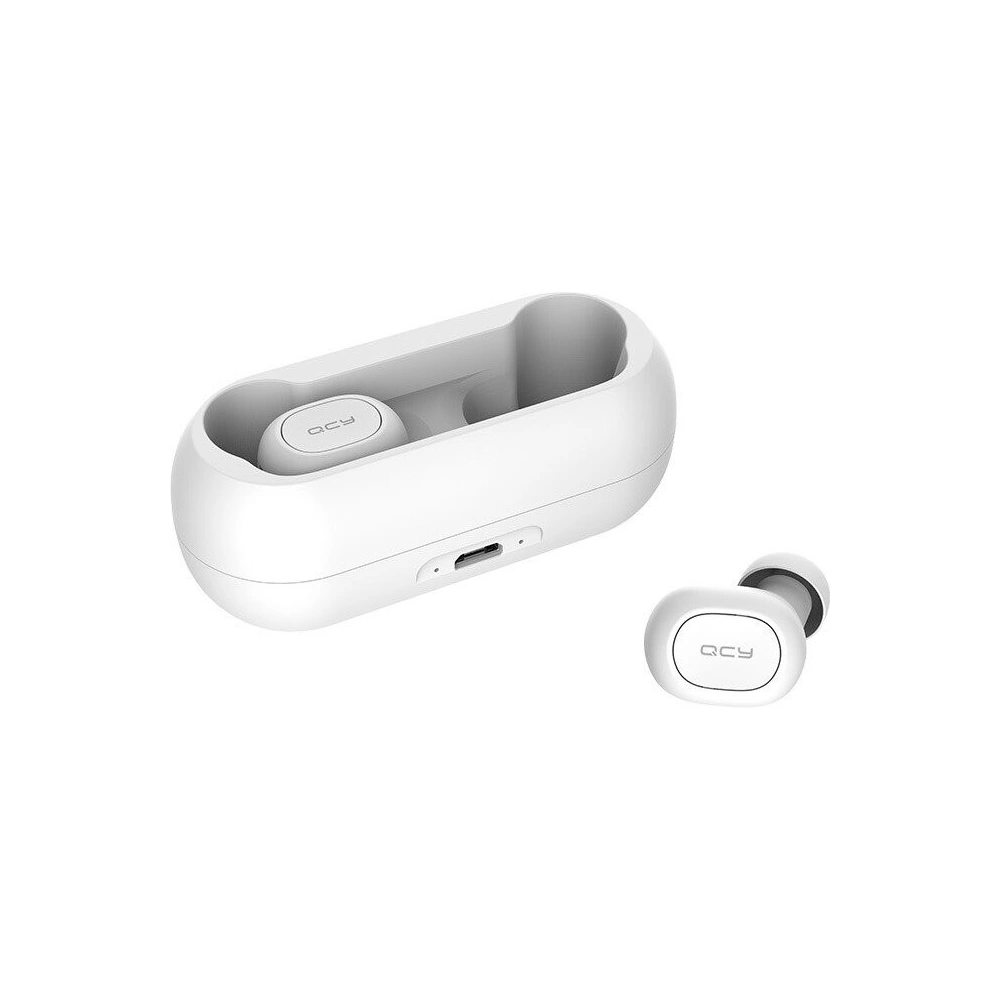 QCY T1 TWS Bezprzewodowe słuchawki bluetooth 5.0 (białe)