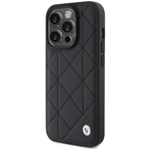 Kup BMW Apple Husă BMHCP15X22RQDK iPhone 15 Pro Max din piele matlasată negru/negru - BMW561 - {ean13} - Sklep Home Screen
