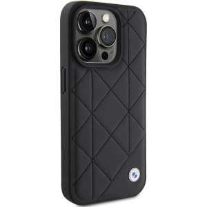 Kup Case BMW BMHCP15X22RQDK Apple iPhone 15 Pro Max Leder gepolstert schwarz/black - BMW561 - {ean13} - Sklep Home Screen