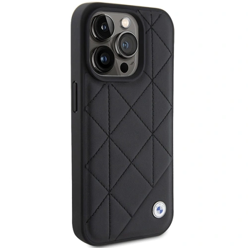 Kup Case BMW BMHCP15X22RQDK Apple iPhone 15 Pro Max Leder gepolstert schwarz/black - BMW561 - {ean13} - Sklep Home Screen