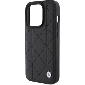 Kup Case BMW BMHCP15X22RQDK Apple iPhone 15 Pro Max Leder gepolstert schwarz/black - BMW561 - {ean13} - Sklep Home Screen