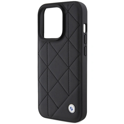 Kup Case BMW BMHCP15X22RQDK Apple iPhone 15 Pro Max Leder gepolstert schwarz/black - BMW561 - {ean13} - Sklep Home Screen