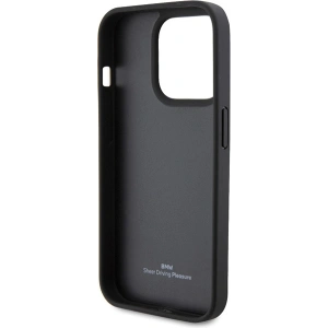 Buy BMW BMHCP15X22RVSK Apple iPhone 15 Pro Max hardcase Leather Stamp Blue Lines black - BMW562 - {ean13} - Home Screen Store Europe