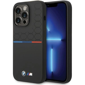 Kup Case BMW BMHCP15X22SMPK Apple iPhone 15 Pro Max Silikonmuster schwarz/black - BMW563 - {ean13} - Sklep Home Screen